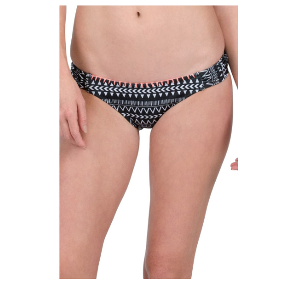 Volcom Junior On The Horizon Print Bikini Bottoms Black Size L